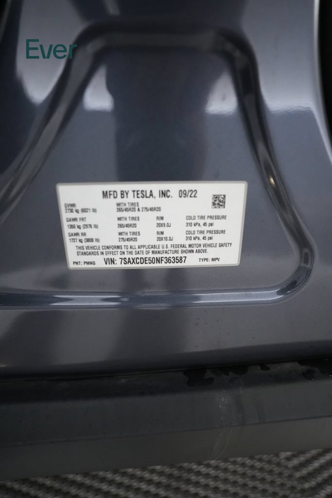 Used 2022 Tesla Model X AWD/4WD image 24