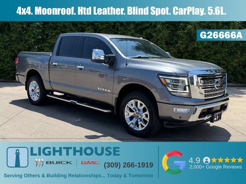Used 2021 Nissan Titan SL w/ Moonroof Package AWD/4WD image 1