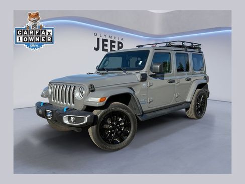 Used 2022 Jeep Wrangler Unlimited Sahara 4xe image 1