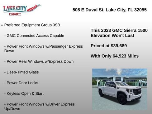 Used 2023 GMC Sierra 1500 Elevation w/ X31 Off-Road Package AWD/4WD image 8