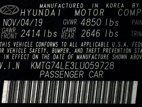 Used 2020 Genesis G70 3.3T w/ Elite Package image 52