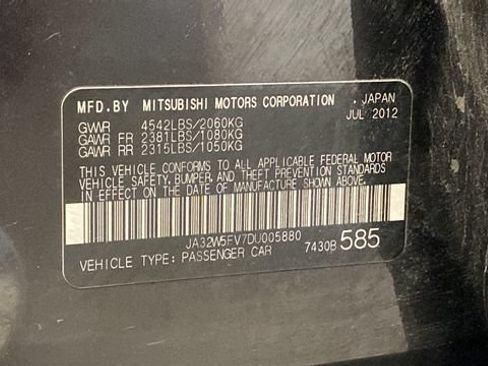 Used 2013 Mitsubishi Lancer Evolution MR AWD/4WD image 24