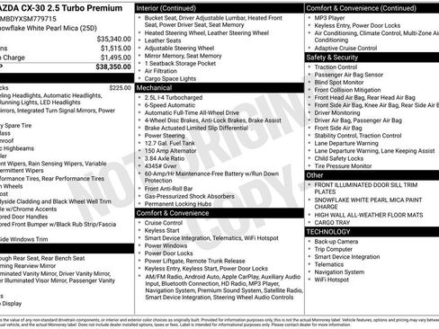 Used 2025 MAZDA CX-30 2.5 Turbo w/ Premium Package image 2