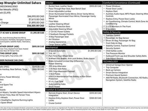 Used 2019 Jeep Wrangler Unlimited Sahara w/ Uconnect 4C Nav & Sound Group image 30