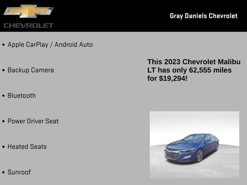 Certified 2023 Chevrolet Malibu LT image 7