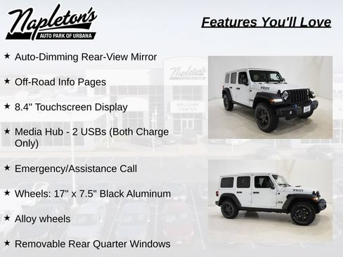 Used 2023 Jeep Wrangler Unlimited w/ Sun & Screen Package AWD/4WD image 26
