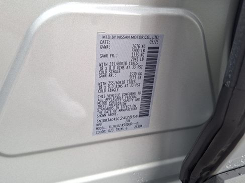 Certified 2025 Nissan Pathfinder S AWD/4WD image 27