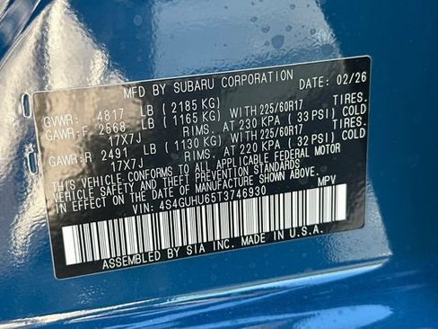 Used 2026 Subaru Crosstrek 2.5i Wilderness w/ Crosstrek Mirror Package AWD/4WD image 25