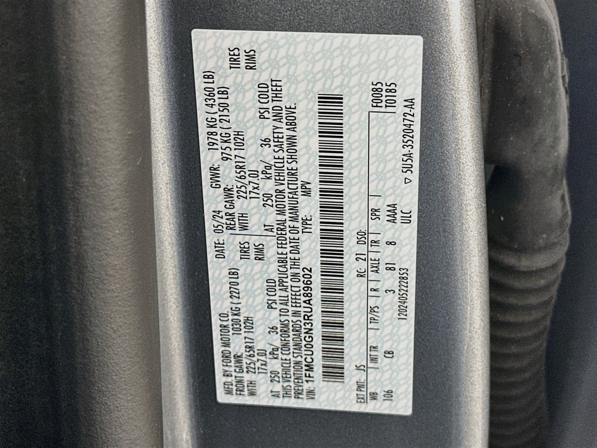 Used 2024 Ford Escape Active FWD image 12