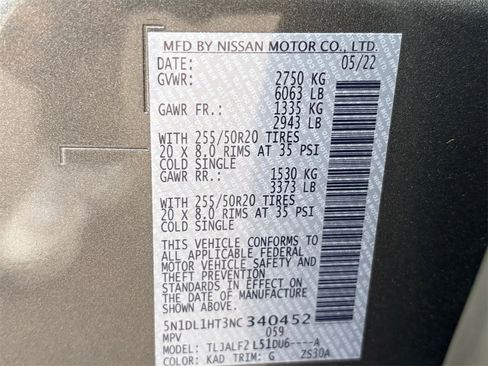 Used 2022 INFINITI QX60 Autograph w/ Cargo Package image 29