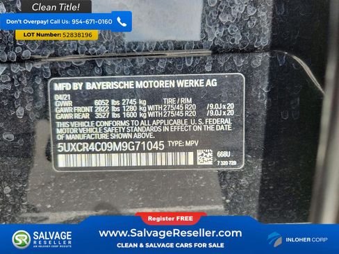 Used 2021 BMW X5 sDrive40i w/ Premium Package 2 RWD image 16
