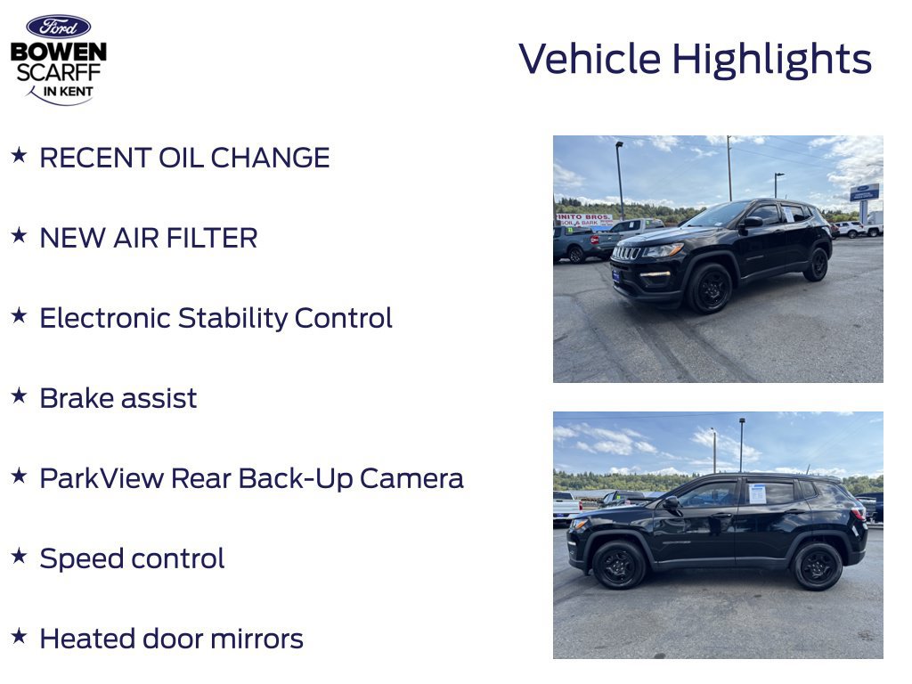 Used 2018 Jeep Compass Sport FWD image 4