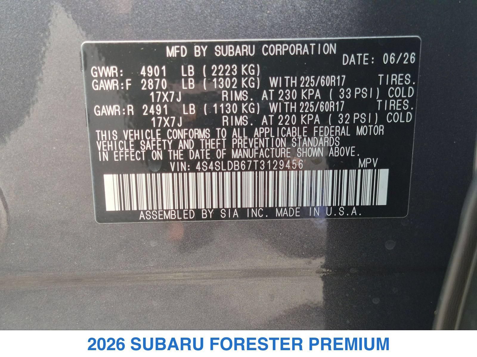 New 2026 Subaru Forester Premium AWD/4WD image 30