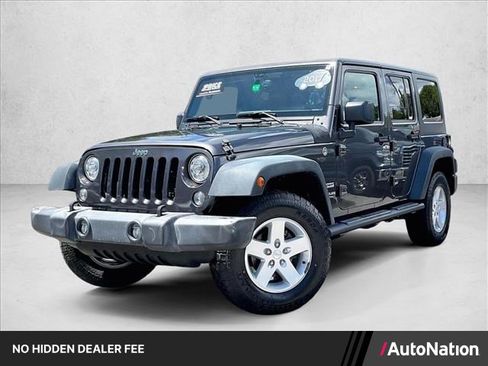 Used 2017 Jeep Wrangler Unlimited Sport w/ Quick Order Package 24S AWD/4WD image 1