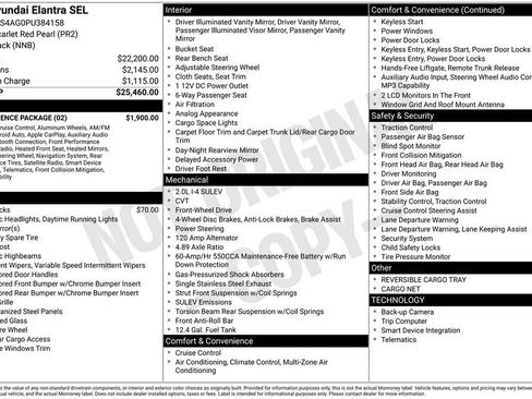 Used 2023 Hyundai Elantra SEL w/ Convenience Package FWD image 34