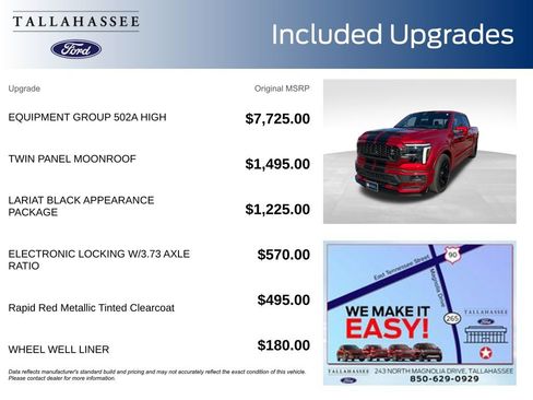 New 2025 Ford F150 Lariat w/ Equipment Group 502A High image 3