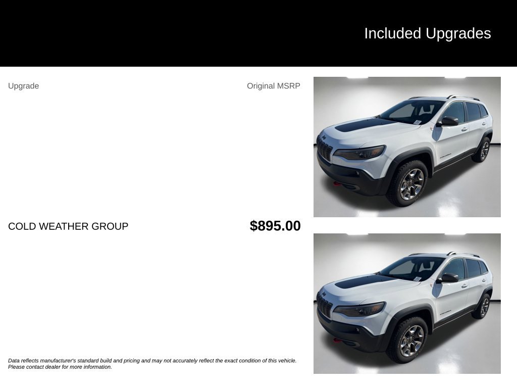 Used 2019 Jeep Cherokee Trailhawk w/ Cold Weather Group AWD/4WD image 3