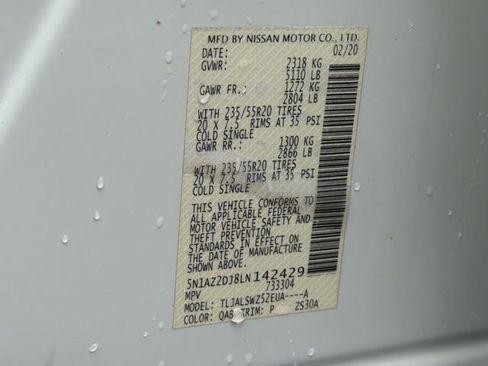 Used 2020 Nissan Murano Platinum FWD image 35