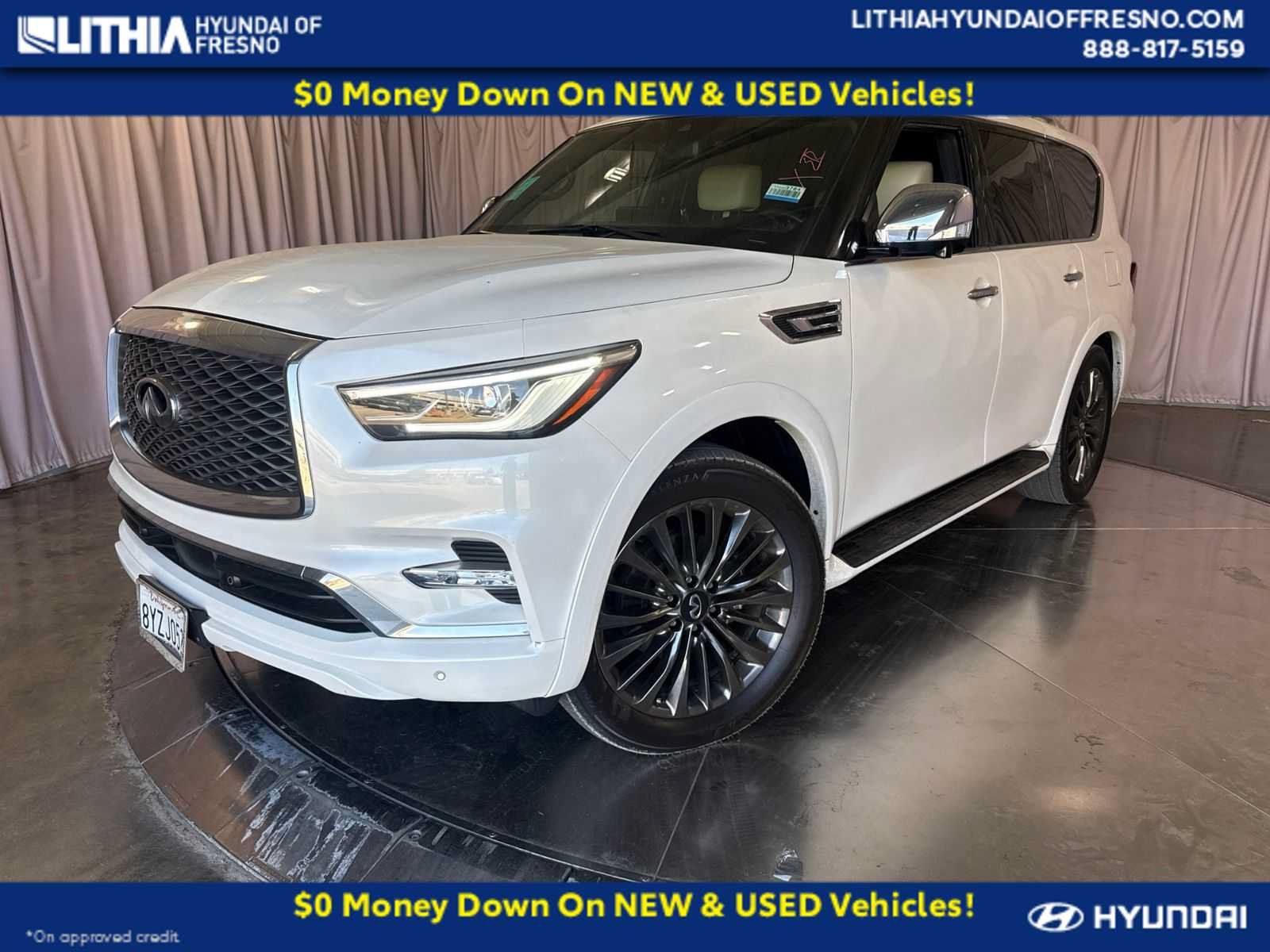 Used 2022 INFINITI QX80 Sensory w/ Cargo Package RWD image 1