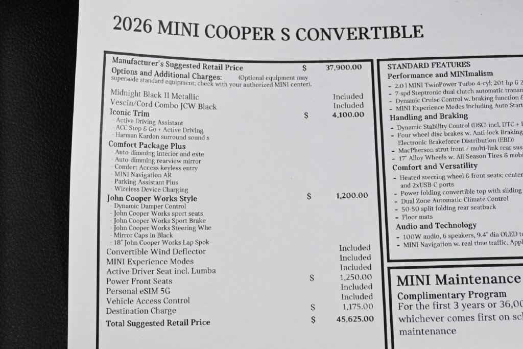 New 2026 MINI Cooper S FWD image 30