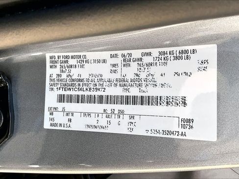 Used 2020 Ford F150 XLT w/ Equipment Group 301A Mid image 38