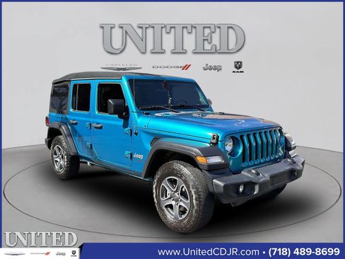 Certified 2019 Jeep Wrangler Unlimited Sport S image 1