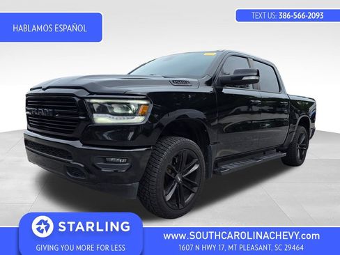Used 2019 RAM 1500 Sport w/ Black Appearance Package AWD/4WD image 1