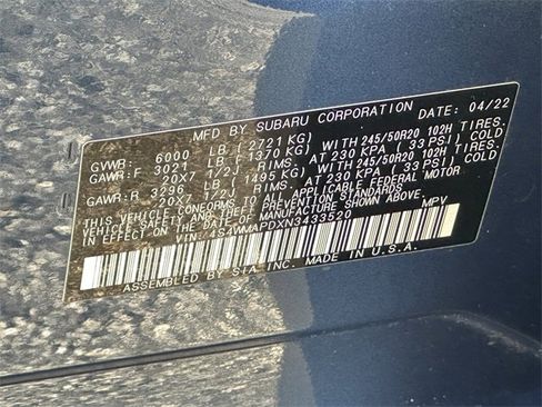 Used 2022 Subaru Ascent Limited w/ Technology Package image 35