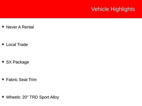 Used 2026 Toyota Tundra SR5 w/ SX Package AWD/4WD image 4