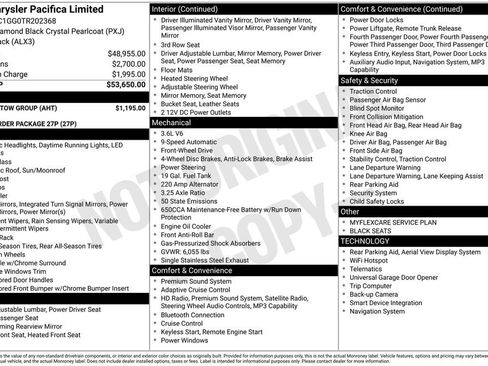 New 2026 Chrysler Pacifica Limited w/ Trailer Tow Group image 6