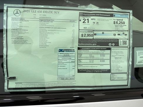 New 2026 Mercedes-Benz GLE 450 4MATIC image 4