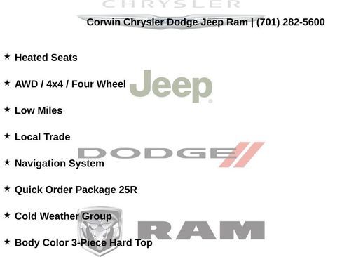 Certified 2022 Jeep Wrangler Rubicon w/ Cold Weather Group image 8