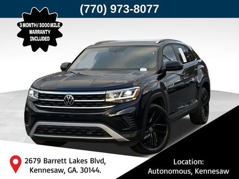 Used 2022 Volkswagen Atlas Cross Sport SE w/ Panoramic Sunroof Package image 1