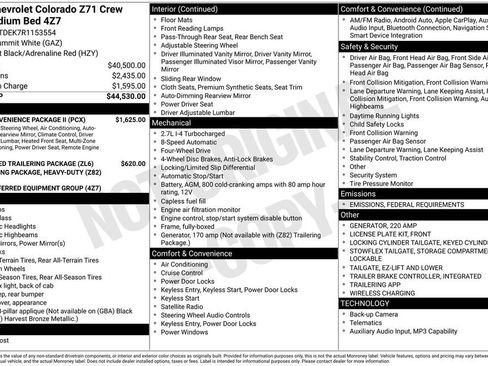 Used 2024 Chevrolet Colorado Z71 w/ Z71 Convenience Package 2 image 32