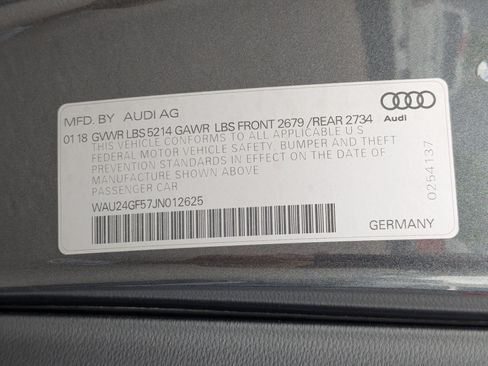 Used 2018 Audi S5 Prestige w/ S Sport Package AWD/4WD image 38