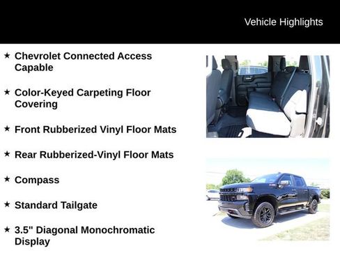 Used 2021 Chevrolet Silverado 1500 Custom Trail Boss AWD/4WD image 16