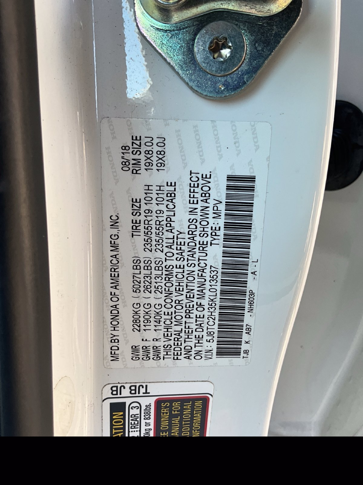 Used 2019 Acura RDX AWD image 27