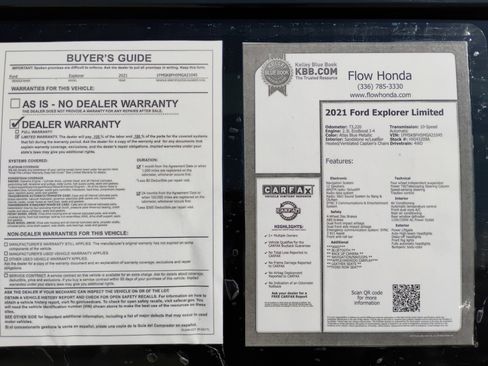 Used 2021 Ford Explorer Limited w/ Equipment Group 301A image 37