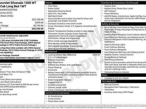 New 2026 Chevrolet Silverado 1500 W/T RWD image 16