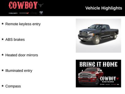 Used 2004 Dodge Ram 3500 Truck ST w/ Trailer Tow Group