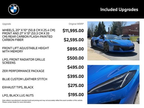 Used 2025 Chevrolet Corvette E-Ray w/ ZER Performance Package image 4