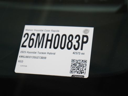 Used 2025 Hyundai Tucson Blue AWD/4WD image 33