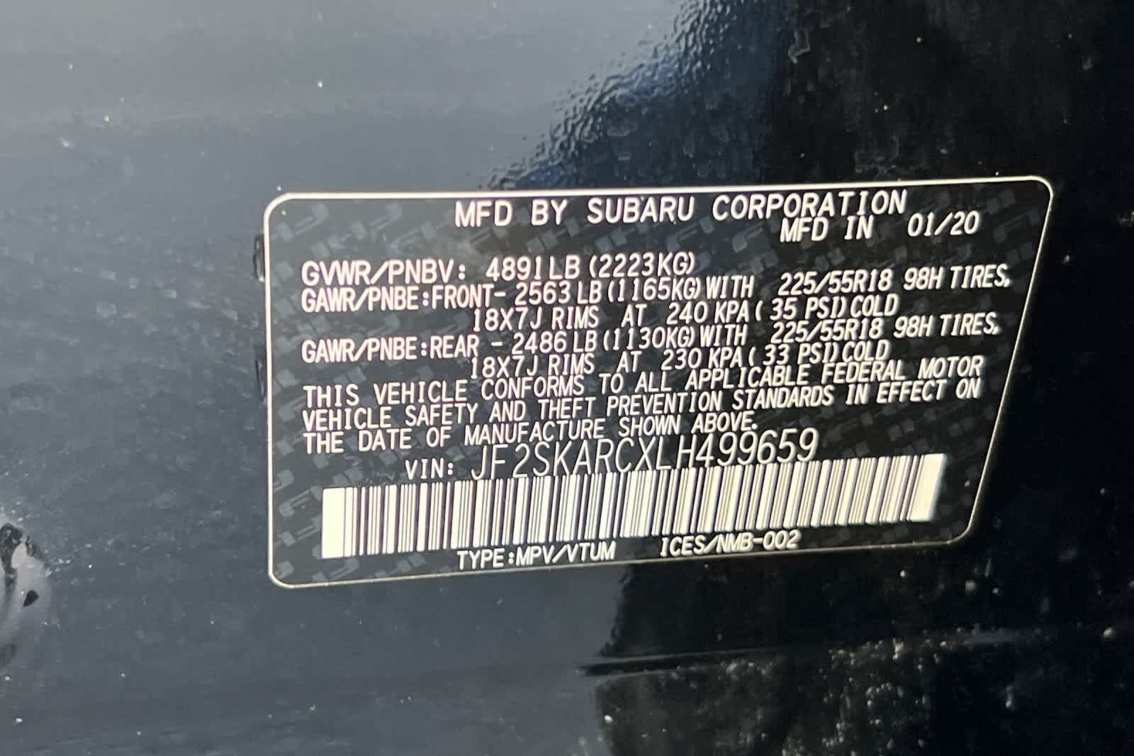 Used 2020 Subaru Forester Sport w/ Popular Package #2 AWD/4WD image 34