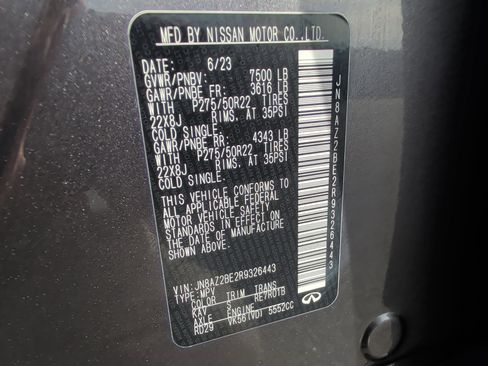 Used 2024 INFINITI QX80 Sensory w/ Cargo Package image 32