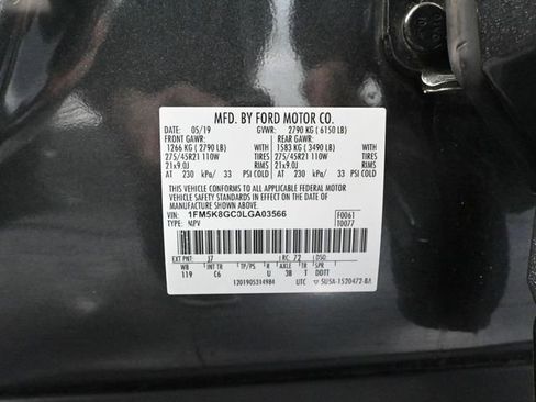 Used 2020 Ford Explorer ST w/ ST Street Pack image 56