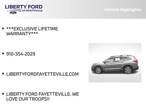 Used 2022 Subaru Ascent Touring w/ Popular Package #2A AWD/4WD image 5