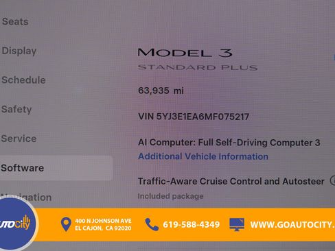 Used 2021 Tesla Model 3 Standard Range Plus RWD image 3