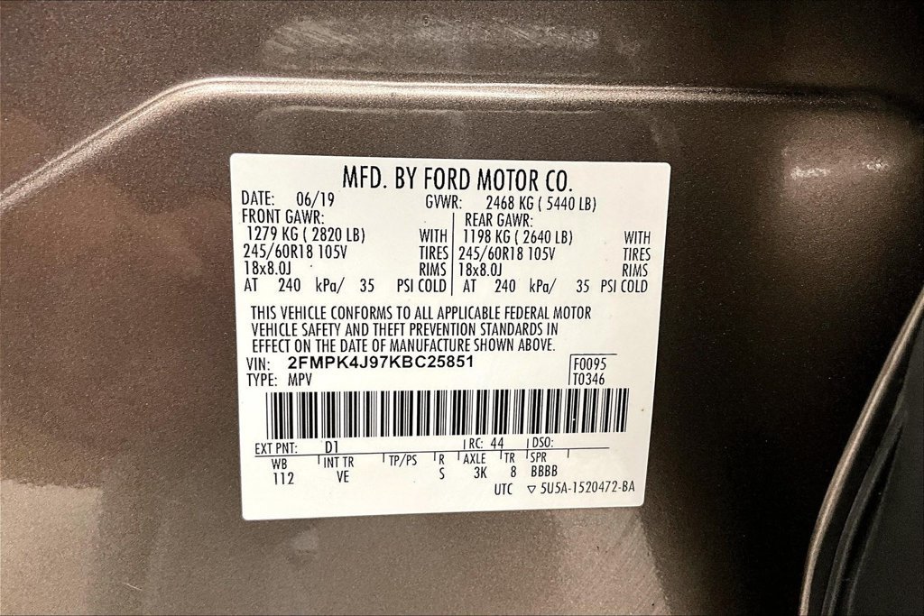 Used 2019 Ford Edge SEL w/ Equipment Group 201A AWD/4WD image 33
