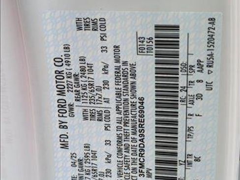 New 2025 Ford Bronco Sport Badlands w/ Sasquatch Badlands Package image 18