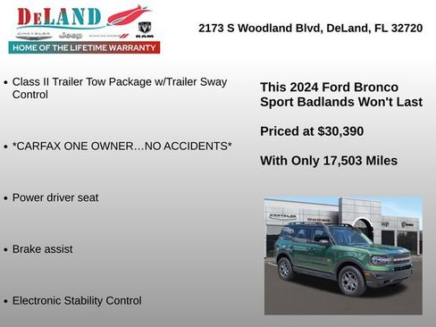 Used 2024 Ford Bronco Sport Badlands AWD/4WD image 6